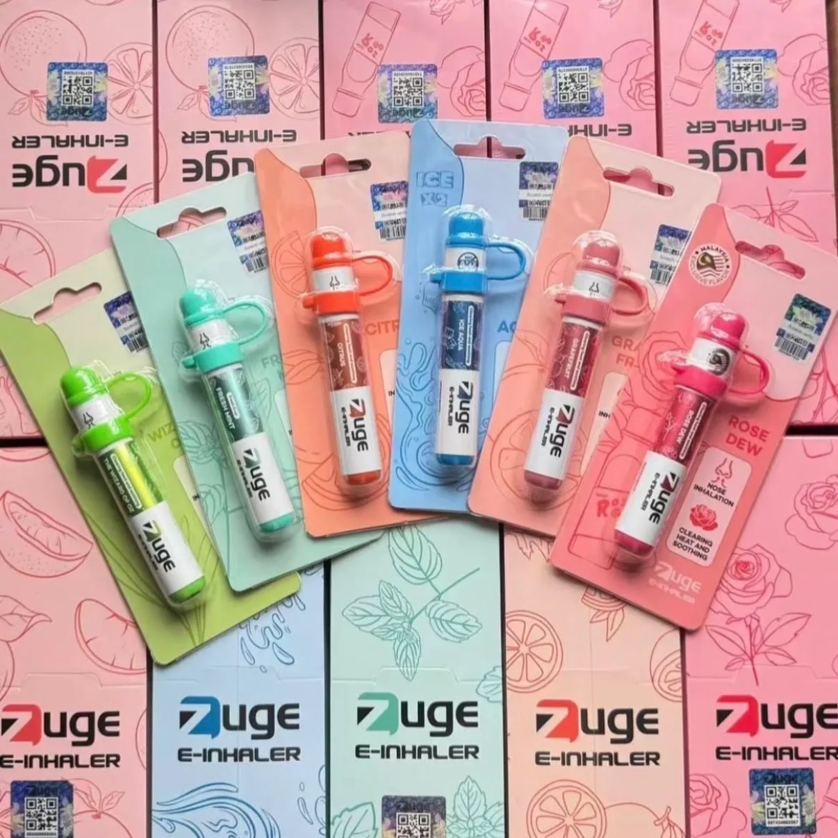 ZUGE一次性拋棄式鼻通棒(無尼古丁✅)(用鼻子抽)(免充電🔋)